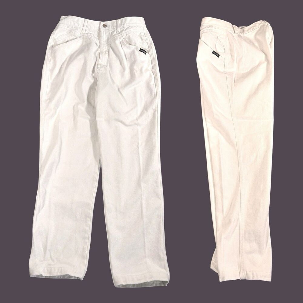 Vintage Rockies Rocky Mountain Women's White Jeans High Rise